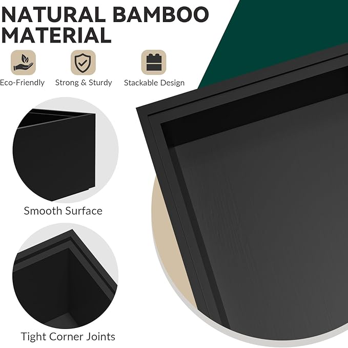 Bamboo Kitchen Drawer Organizer - Image 5