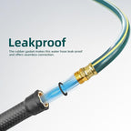 Solution4Patio Short Leader Green Garden Hose 3/4 in. x 12 ft. -Kink Free - Image 4