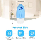 Asltw Upgrade Cute Fridge Deodorizer, Dolphin Fridge Cleaner, Freezer Odor - Image 2