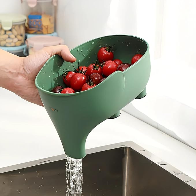 4-Piece Vegetable Fruit Drainage Basket Set - Image 5