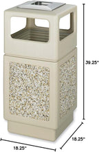 Safco Products Canmeleon Outdoor/Indoor Aggregate Panel Trash Can - Image 2