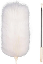 Extendable Lambswool Duster 29-110 Inch, Anti-Static Flexible Head, Stainless by FeelFunFeather