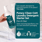 Puracy Liquid Laundry Detergent Clean Can Starter Set - Image 2