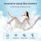 Mattress Topper California King Mattress Pad Cover Mattress Protector - Image 2