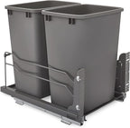 Rev-A-Shelf Double Pullout Trash Cans by Rev-A-Shelf