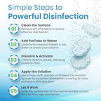 334mg Sanitizer Tablets, NSF D2 Certified, Food Safe, 99.9% Virus & Bacteria - Image 4