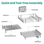 Expandable Dish Drying Rack, Foldable Dish Rack - Image 7