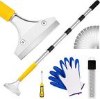 DIYSELF Scraper Tool 5.4ft Adjustable Floor Scraper Long Handle Heavy Duty by DIYSELF