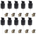 TIHOOD 10PCS Replacement Foundation Pump Black Plastic Cosmetic Liquid by Tihood