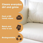 Furniture Clinic Leather Cleaning Wipes | 80 Count | Clean & Restore Leather & - Image 2