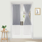DWCN French Door Curtains – Rod Pocket Thermal Blackout Curtain by DWCN