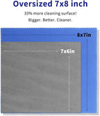 20 Pack Microfiber Glasses Cleaning Cloths - Image 5