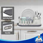 MR.SIGA Dish Drying Rack for Kitchen Counter, Compact Dish Drainer - Image 3
