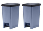 Superio Slim Trash Can with Foot Pedal – 2.5 Gallon Step-On Trash Can with Lid by Superio