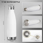 VEGOND 17oz Stainless Steel Water Bottles Bulk, Reusable Metal Sports Water - Image 3