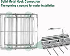 DINDON 2 Tier Pull Out Cabinet Organizer, Double Tier Wire Basket Slide Out - Image 7
