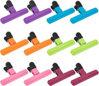 OWLKELA Chip Clip, 12 Pack Colors Wide Open Bag Clips by OWLKELA