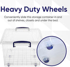 Superio Storage Bins with Lids, Stackable Totes, BPA Free, Odor Free, Organizer - Image 6