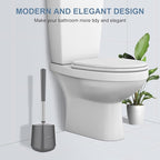 SetSail Toilet Brush and Holder 3 Pack, Self Closing Lid Toilet Bowl Brushes - Image 7