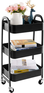 AGTEK Makeup Cart, Movable Rolling Organizer Cart - Image 7