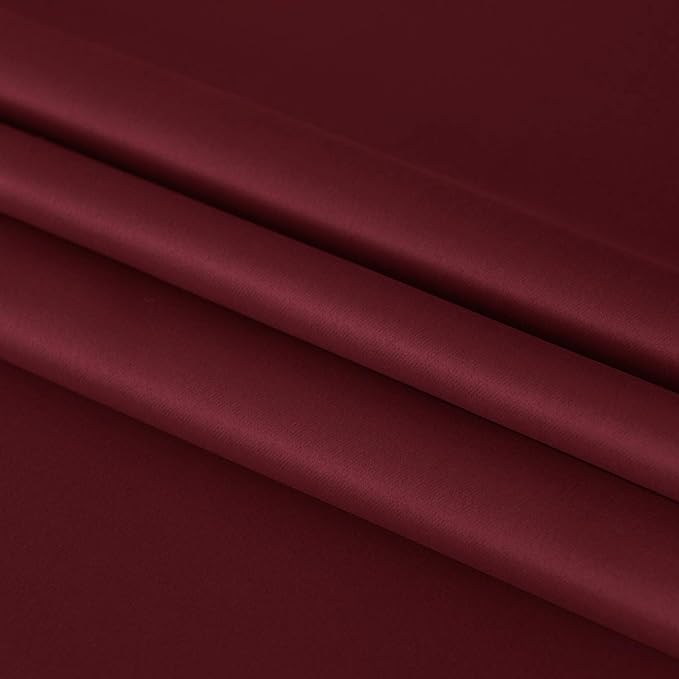 DWCN French Door Curtains – Rod Pocket Thermal Blackout Curtain - Image 5