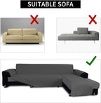 Easy-Going Sectional Couch Covers L Shape Reversible Sofa Slipcover Chaise - Image 4