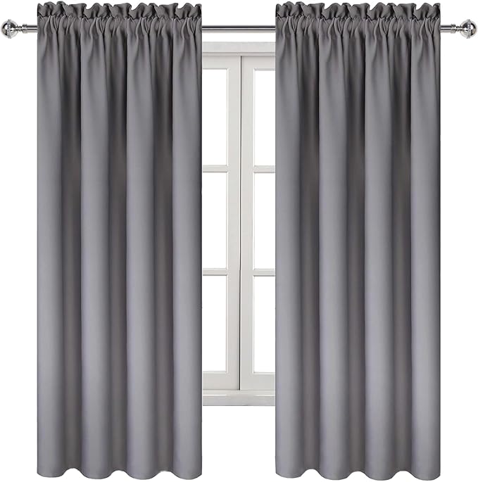 DWCN Blackout Window Curtain Panels, Light Blocking, Thermal Insulated - Image 9