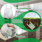 OrangeBio 6~8 Gallon Compostable Trash Bags, Plant-Based Garbage Bags - Image 4