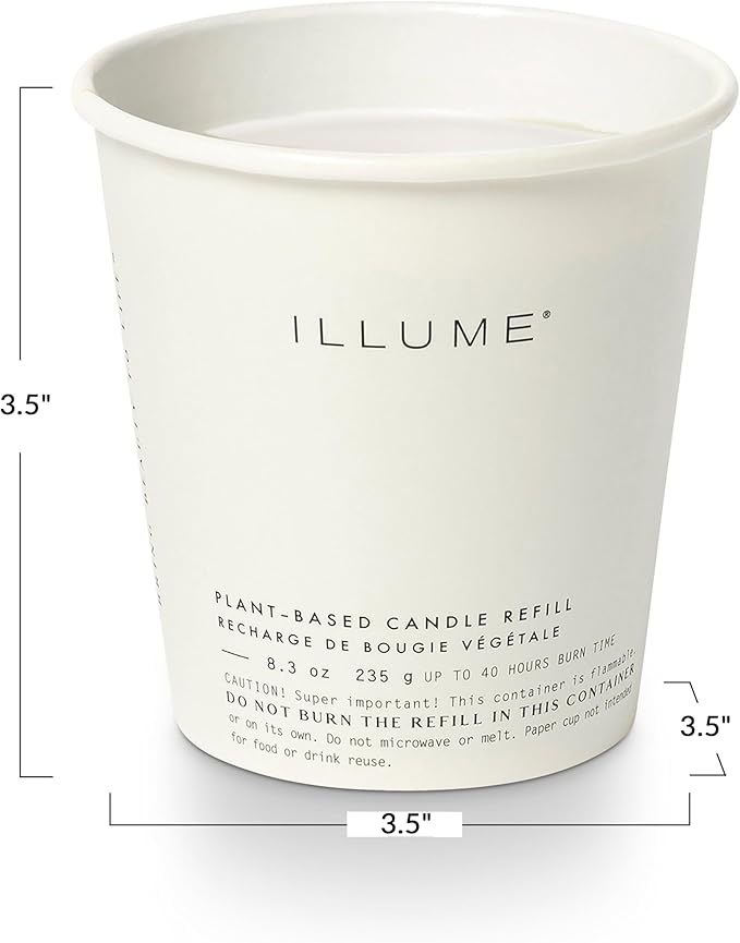 ILLUME Boxed Glass Candle Refill, Balsam & Cedar - Image 5