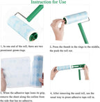 UNIKON Lint Roller Sticky Roller Pet Hair Roller, Long Handle Sticky Mop - Image 5
