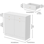 Double Tilt Out Trash Can Cabinet - Image 2