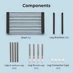 carrotez Expandable Cabinet Organizer, Stackable Kitchen Counter Shelf - Image 8