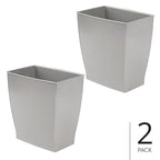 iDesign Small Rectangular Bathroom Trash Cans - Image 2