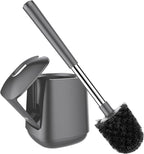 SetSail Toilet Brush and Holder, Self Closing Lid Toilet Bowl Brushes Holder by SetSail