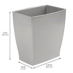 iDesign Small Bathroom Trash Can, Made in USA - Image 3