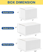 Assorted-Sizes-Shipping-Boxes-45-Pack: 6x4x4 & 9x6x4 & 10x7x5 - Image 3