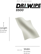 Dri-Wipe S500 by SMPLY Brands – All-Purpose Disposable Wipes, 10 Boxes of 176 - Image 9