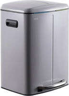happimess HPM1005I Marco Rectangular 10.6-Gallon Double Bucket Trash Can by Happimess