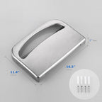2 Packs Toilet Seat Cover Dispenser Wall Mount Commercial, Half Fold Toilet - Image 5
