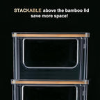 Hudgan Stackable Storage with Bamboo Top - Image 3