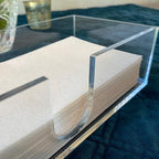 Sicily Acrylic Napkin Holder Multifold Paper Towel Dispenser Hand Towel Holder - Image 2