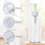Yebeauty Pump Bottle Dispenser, 2 Pack 13.5oz/400ml Dish Lotion Soap Dispenser - Image 3