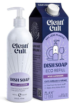 Bundle of Cleancult Dish Soap Liquid Refills Wild Lavender + Cleancult -Wild by Cleancult
