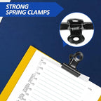 30 Pack Bulldog Clips 0.87 Inch Small Hinge Paper Clips Metal Hinge Clips - Image 3