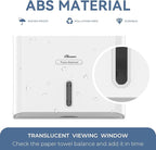 Paper Towel Dispenser Wall Mount, Adhesive No Drilling Multifold Trifold C Fold - Image 6