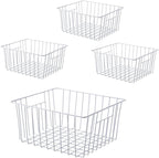 Upright Freezer Organizer Bins， Freezer Baskets by Unknown