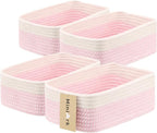 Small Storage Baskets for Organizing | Closet Organizer Bins | Shelf Toy Basket by MiniArkStorageBasketsHome