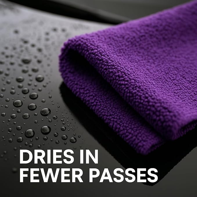 6 Pack Reusable Pak Details Micro Fiber Towels Car Detailing | 16x16 - Image 7