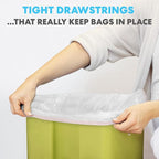 SIMPLI-MAGIC 8 Gallon Drawstring Trash Bags, 120 Pack – Tall Kitchen Garbage - Image 4