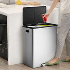 GarveeHome Step Dual Trash Can, 60L/16 Gallon Recycle Bins - Image 7